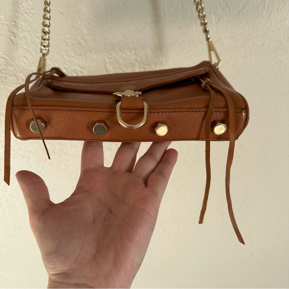 Rebeca Minkoff Mini MAC Brown Leather Chain Strap Bag - Picture 4 of 9